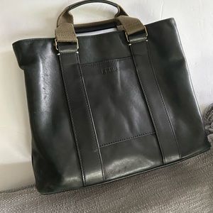 FEED small leather work bag